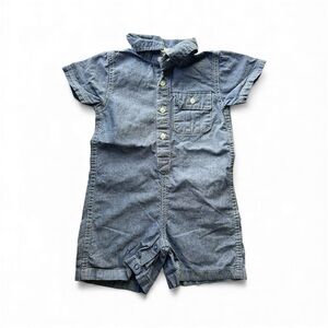 Boys 18 months Denim Blue Romper
